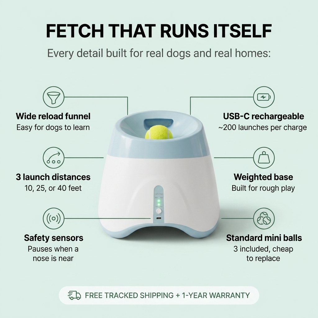 Fetch Catch™ Ball Launcher